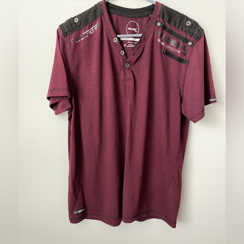 Projek Raw large maroon & black